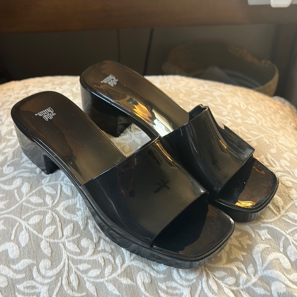 Women's Black “Polly Pocket” Sandals